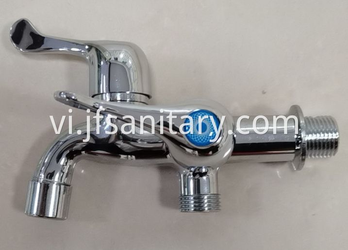 Washer Faucet Abs Durable Double Handle